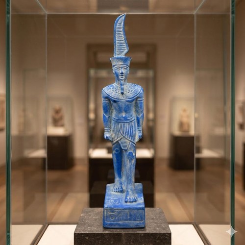 Ancient egyptian shu statue - egyptian,