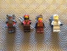 Lego Ninjago Mini figures X4 - Rivett Kai Hands of time Ninjago Movie