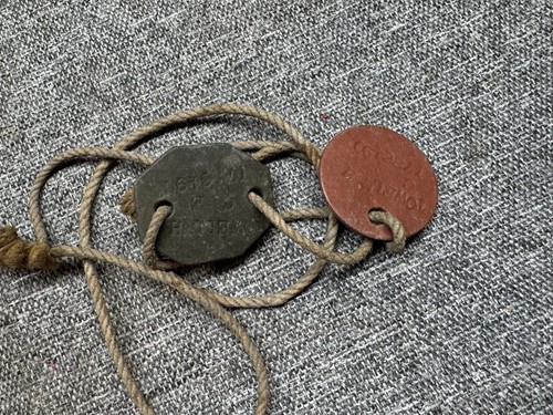 Antique ww1 ww2 dog tags - ww1,