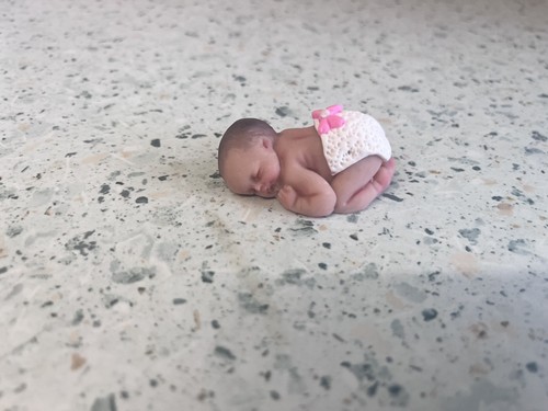 Polymer clay baby - clay, sculpt