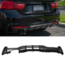 FOR BMW 4 SERIES 14-20 F32 F33 F36 PERFORMANCE M SPORT CARBON LOOK REAR DIFFUSER