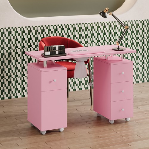 Pink large manicure table nail - manicure,