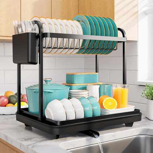 Tier dish drying - dish, rack