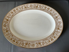 WEDGWOOD FLORENTINE GOLD OVAL