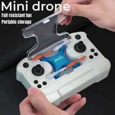 Best Mini Drone Remote Control Toy UAV Easy-Control, All Battery Included, Blue
