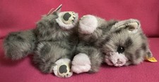 Steiff Minka Grey Tabby Side