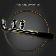 17 19 21 23mm HEAVY DUTY Extendable Car Wheel Brace Socket Tyre Nut Wrench