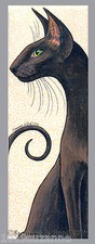 Oriental Cat art print Havana