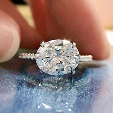 6 Ct White Treated Diamond