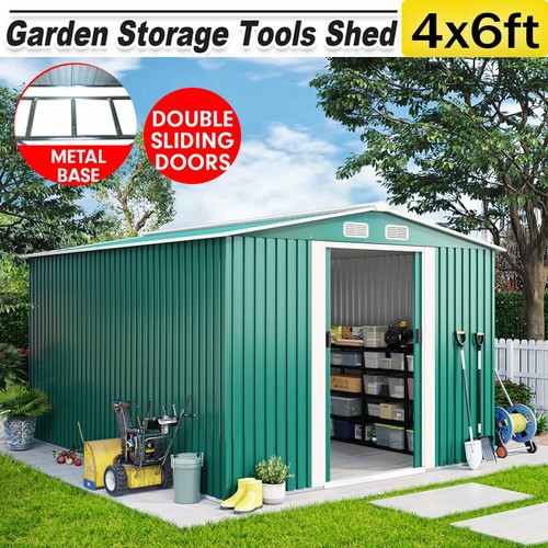 Metal garden shed 6x4ft - garden,