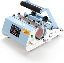 PYD Life 220 V Tumbler Heat Press Machine Light Blue Mug Press Machine 