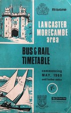 Lancaster City Council bus timetable book – 1969  Lancaster Ribble