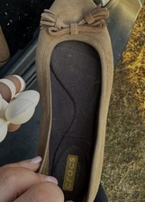 Croc Ladies Flat Shoes  Brown