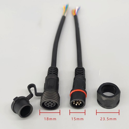 Pin plug socket ip68 - socket,