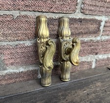 2 Antique Brass French Cremone