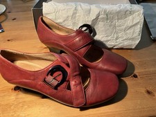 Soft red leather shoes by MARC