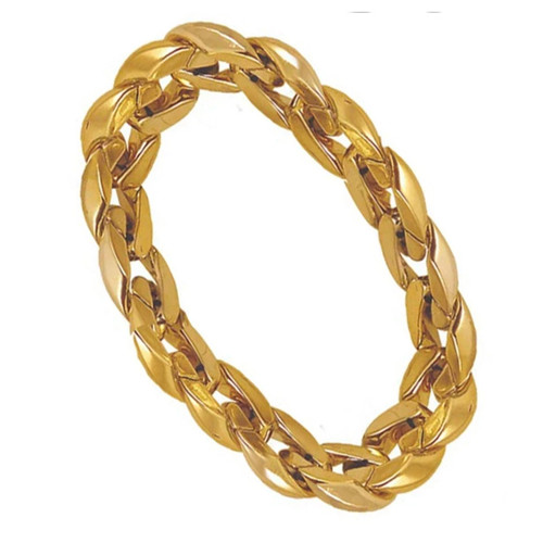 Gangster gold chain - chain, plastic