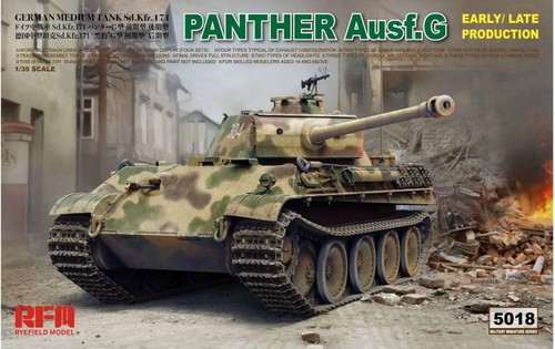 Panther ausf 35 - ausf.g, scale