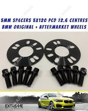 Alloy Wheel Spacers For Bmw 7 Series E65 X3 E83 X5 E53 5mm 5X120 72.6 x 2