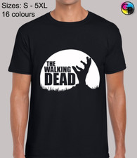 WALKING DEAD HAND MENS T SHIRT DARYL RICK DIXON GRIMES ZOMBIES NEGAN TOP