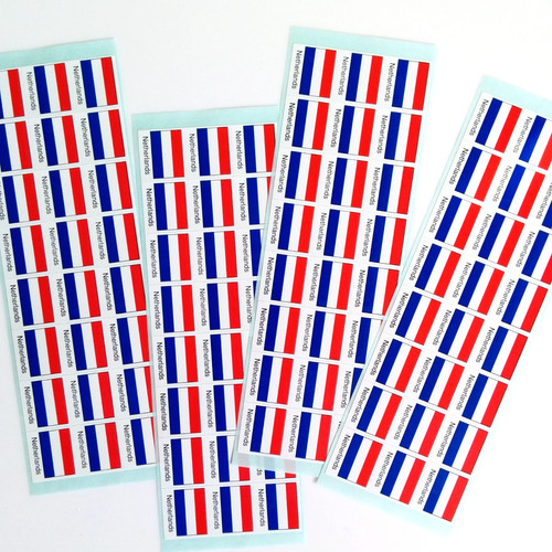Dutch flag stickers - flag, labels