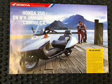 Honda France Sales Brochure For CN250 Spazio,   CB250 Type F  & NX250 Dominator 