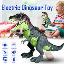 Electronic Realistic Dinosaur Toy Walking Roaring Spray T-Rex for Kids UK