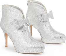 Perphy Glitter Bow Stiletto