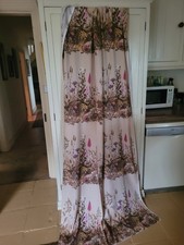 VINTAGE FLORAL DOOR/ WINDOW CURTAIN - 119 X 233 CM
