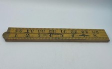 Vintage Boxwood/Brass Folding Wooden Ruler 36” Honping Co MadeinEngland No 3022