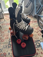 Bauer Roller Skates Size 6.5 Excellent Condition Black