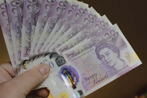 10x pound notes 20 - notes, £20