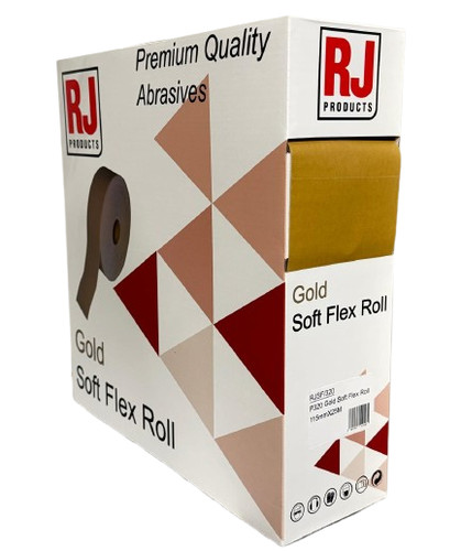Gold sanding roll 115mm - roll, x