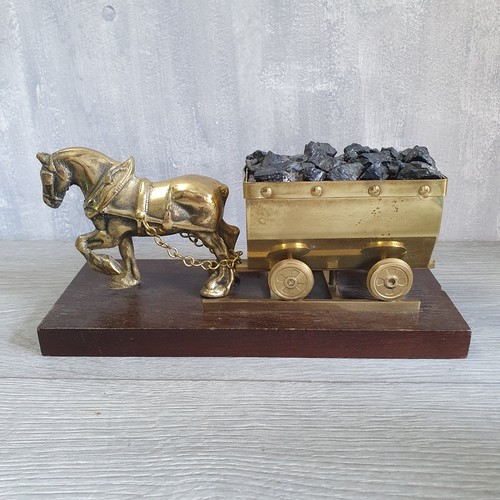 Vintage brass horse and - vintage,