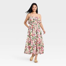 Women's Sleeveless Ruffle Maxi