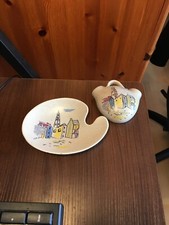 Pair Retro German Pottery Dish