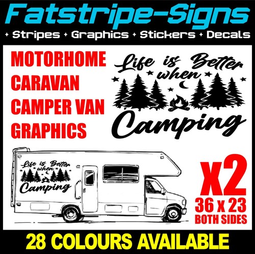 Motorhome caravan graphics - motorhome,