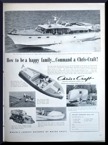 1953 boat marine chris - boat, craft
