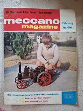 MECCANO  Magazine Feb 1965 Vol 50 No 2 Rc Boat