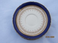 Royal Worcester Regency Blue pattern Soup Cup  saucer or stand (5 available)