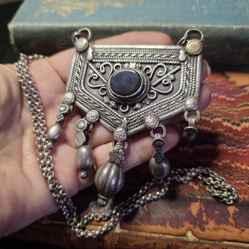 Vintage silver necklace - vintage,
