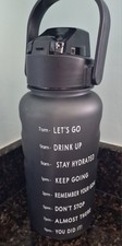2 Litre Water Bottle Flip Top Carry Handle Unused ***
