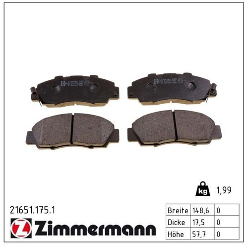 Front axle brake pad - brake,