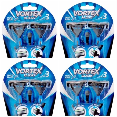 Razors vortex x12 packs 3 - of,