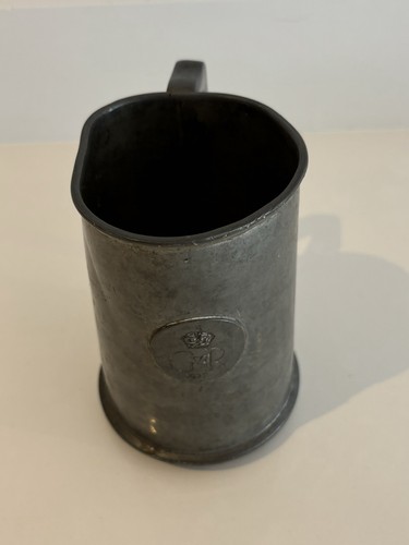Vintage musical pewter tankard - pewter,
