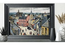 Framed lowry style image - lowry, of