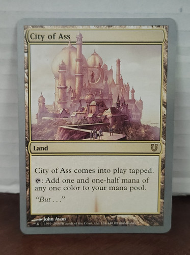 Mtg city ass - mtg, unhinged