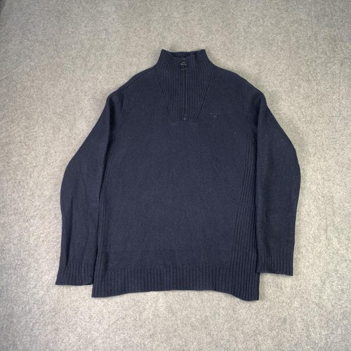 Barbour jumper mens large - large, navy