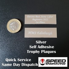 Silver Engraved Trophy Plaque