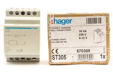 HAGER BELL TRANSFORMER 230V 8